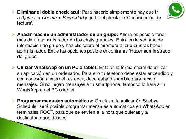 Aplicacion para no recibir mensajes de whatsapp