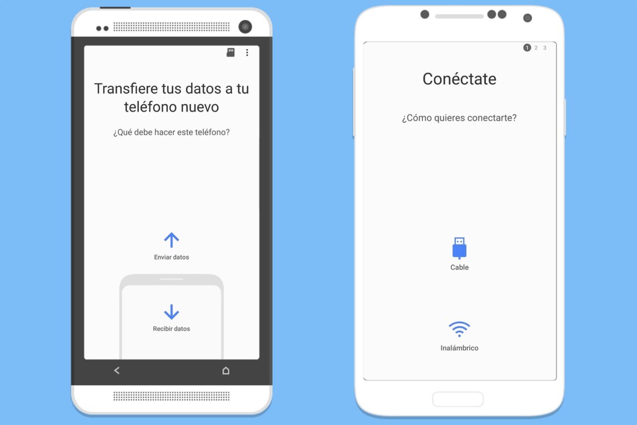 Aplicacion para transferir contactos de android a android