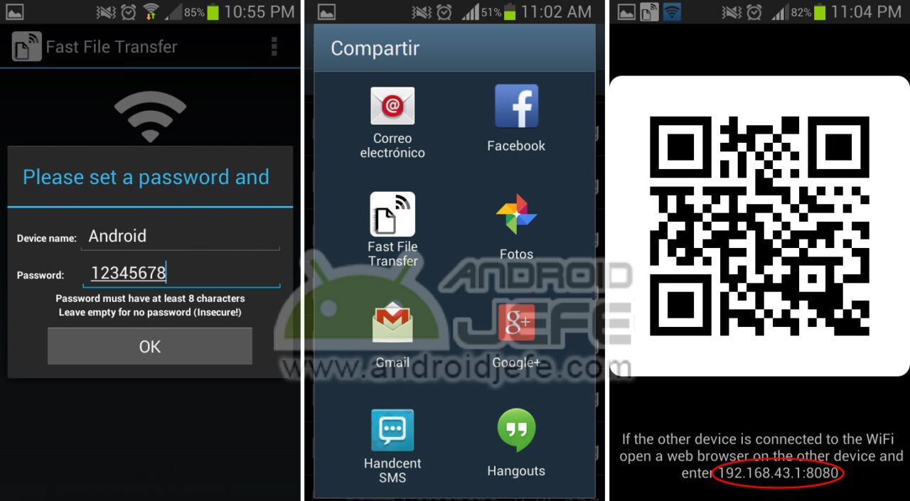 App para transferir de ios a android