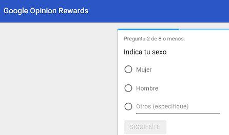 Como recibir encuestas en google opinion rewards