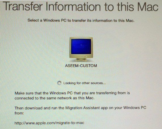Como transferir archivos de windows a mac