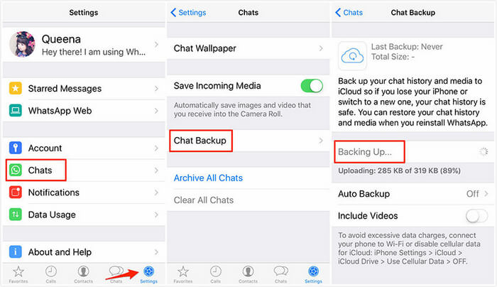 Como transferir chats de whatsapp de android a ios