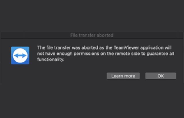 Con teamviewer puede transferir archivos