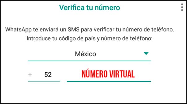 Numero virtual mexico para recibir sms gratis