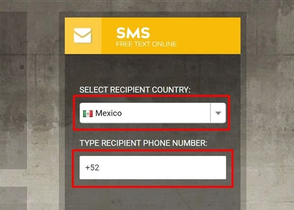 Recibir sms online mexico telcel