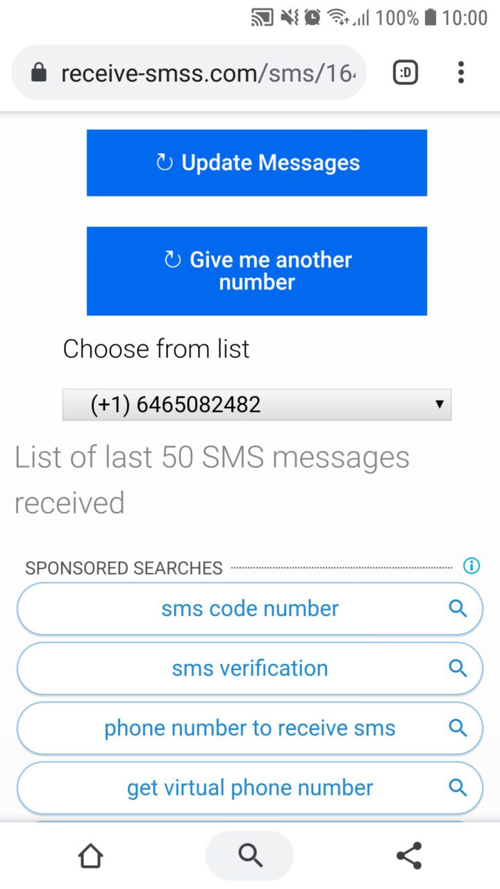 Telefono virtual gratis para recibir mensajes