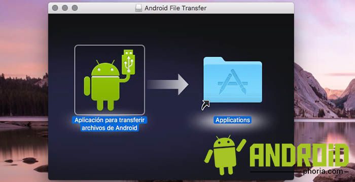 Transferir archivos de android a mac por wifi