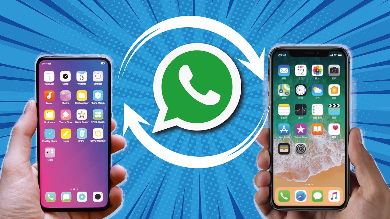 Transferir chat de whatsapp de android a iphone