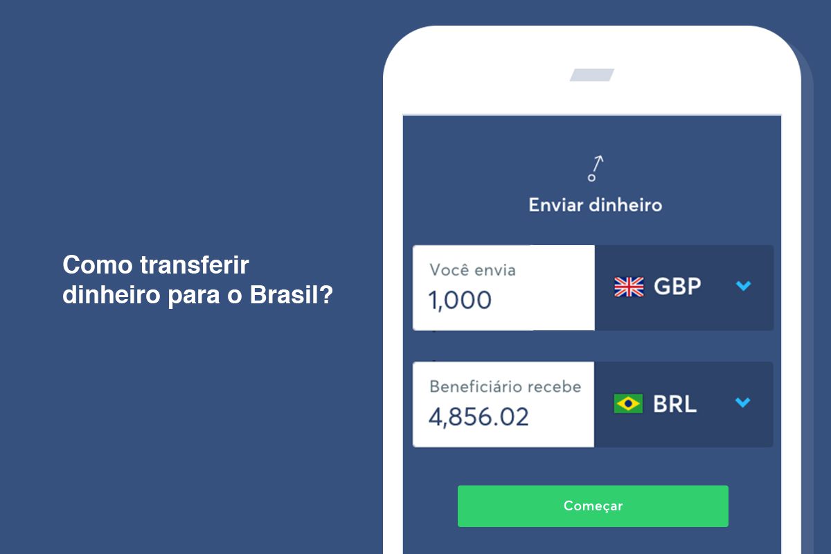 Transferir dinheiro para o brasil