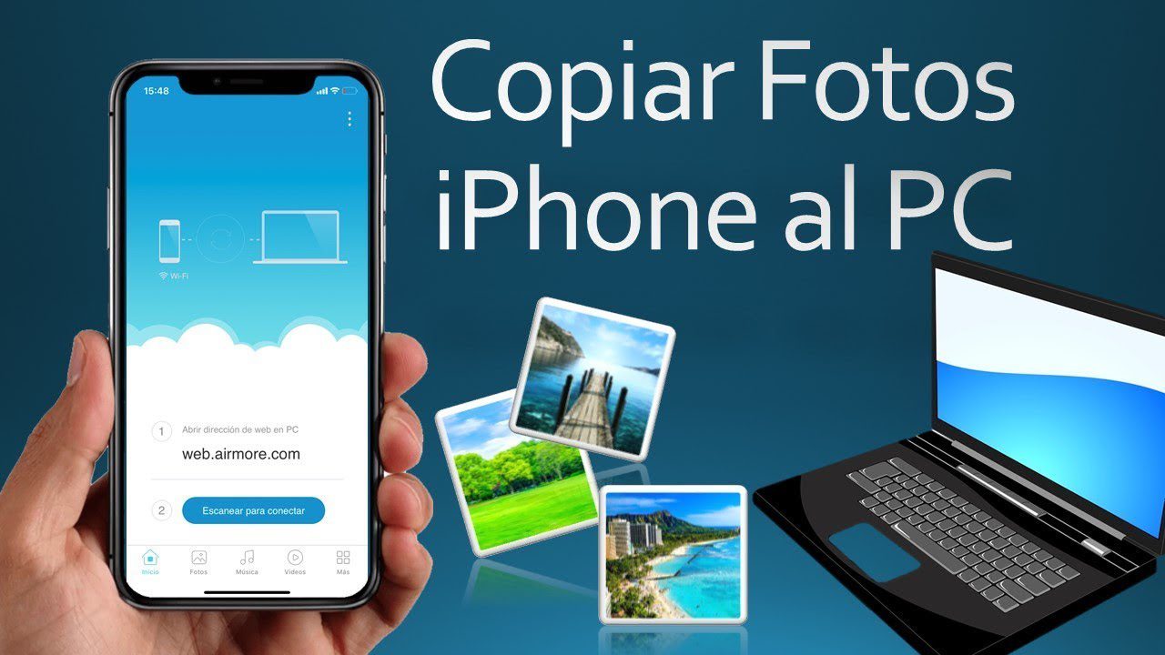 Transferir fotos de iphone a mac sin cable